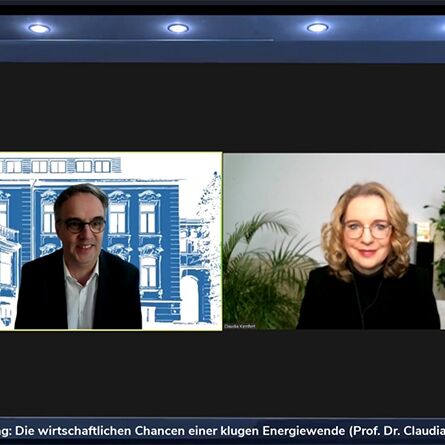 Gespräch zwischen Frau Prof. Dr. Claudia Kemfert und Herrn Dr. Michael Koch (IÖB)