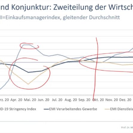 Screenshot der Keynote von Herrn Prof. Dr. Michael Hüther 